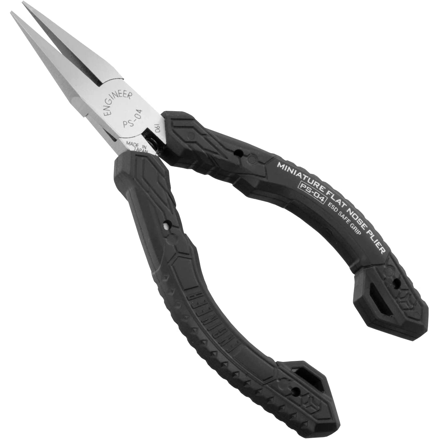 Engineer PS-04 ESD-Safe Precision Compact Flat Nose Pliers-ENGINEER INC.-K and A Electronics