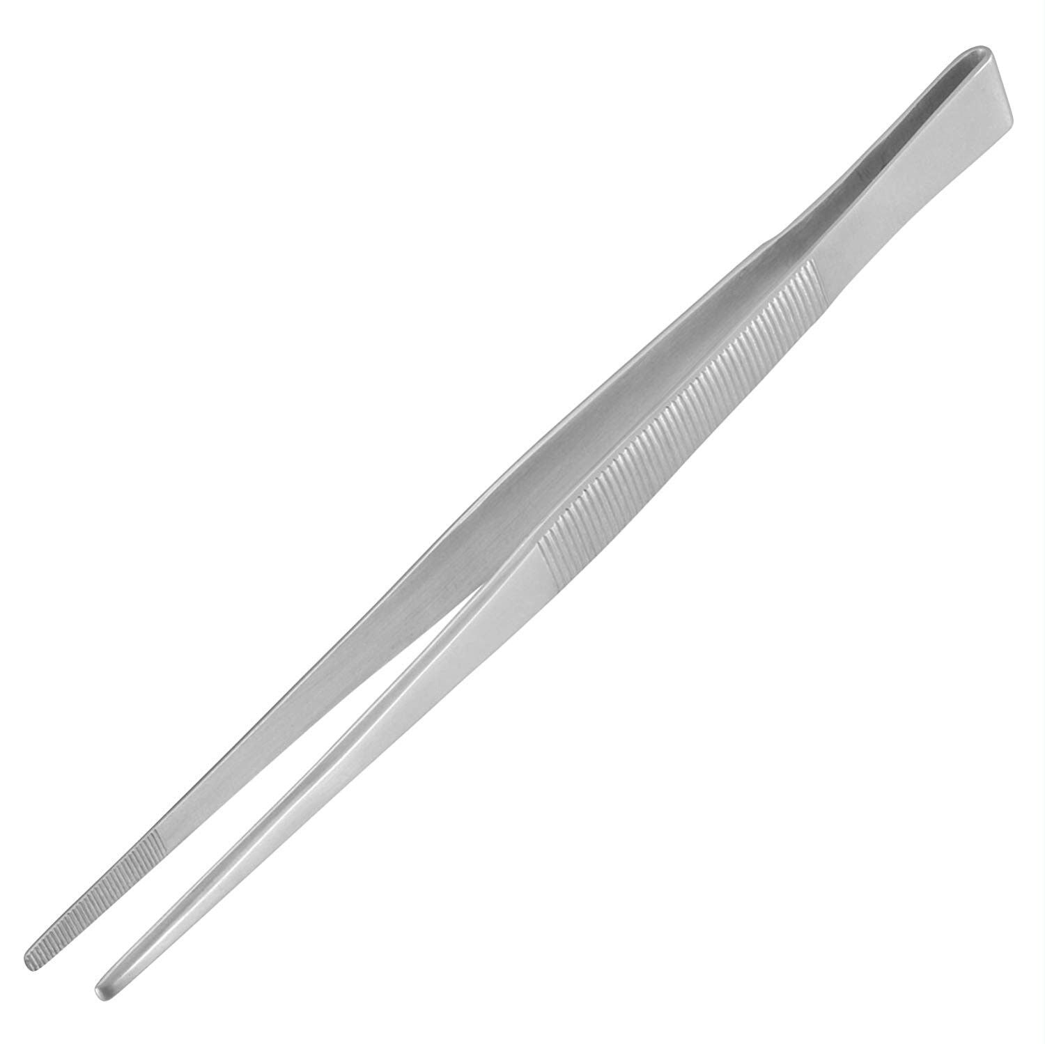 Engineer PT-11 Stainless Steel Serrated Inside Point Tweezers (235mm)-ENGINEER INC.-K and A Electronics