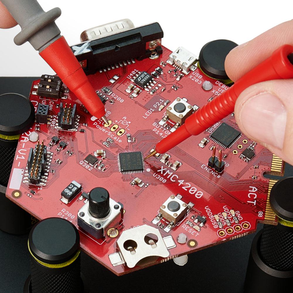 PCBite 2x SQ10 probes for DMM (red/black)-sensepeek-K and A Electronics